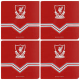 Liverpool Official 4 Pack Retro Drinks Coaster - Great Gift Idea