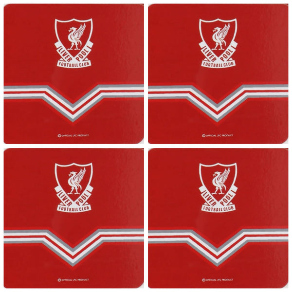 Liverpool Official 4 Pack Retro Drinks Coaster - Great Gift Idea