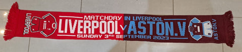 Liverpool V Aston Villa Matchday Scarf- 3/9/23