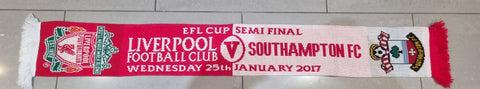Liverpool V Southampton Official Matchday Scarf - 25/1/17