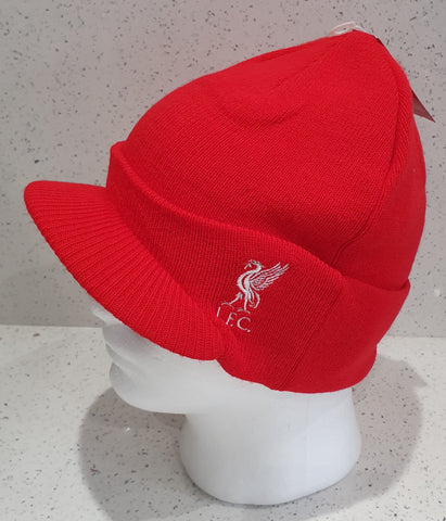 Liverpool FC Official Red Peaked Bronx Hat - Adult