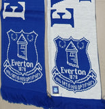 Everton FC Official Est 1878 Reversible Royal and White Scarf