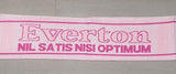 Everton FC Official Pink Scarf - Nil Satis Nisi Optimum