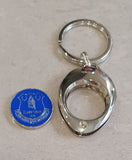 Everton Official Trolley Coin Keyring