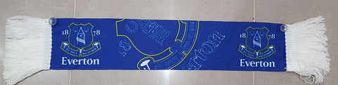 Everton FC Official Blue Crested Car/ Window Scarf