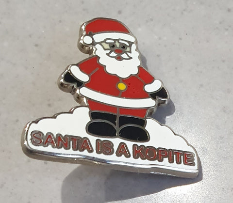 Liverpool Santa is a Kopite Pin Badge