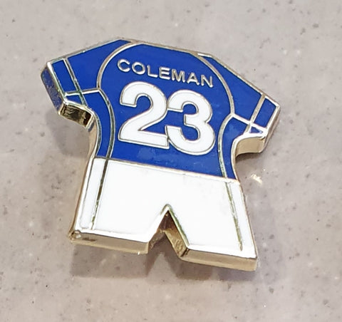 Everton FC Seamus COLEMAN NO. 23 Kit Pin Badge