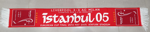 Liverpool V AC Milan Euro Cup Final Scarf - Istanbul 2005