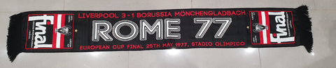 Liverpool V Borussia Monchengladbach Euro Cup Final 1977 Woven Scarf