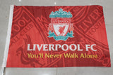 Liverpool FC Official Car Window Flags - You'll Never Walk Alone - Set of 2