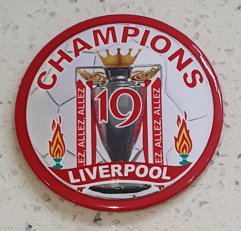 Liverpool Magnet/ Bottle Opener - 19 Champions