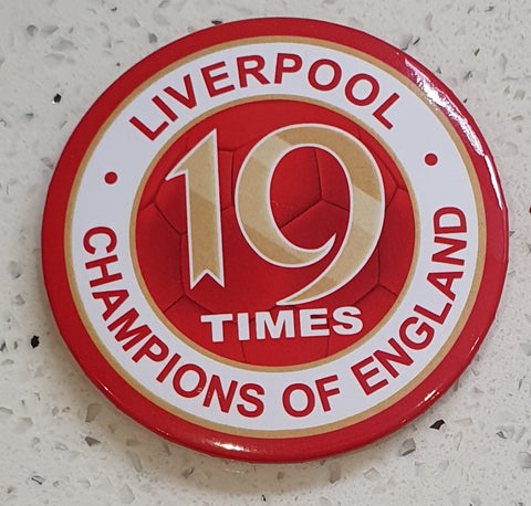 Liverpool Fridge Magnet/ Bottle Opener - 19 Times