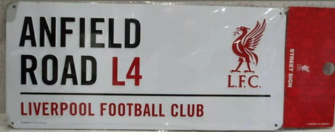 Liverpool FC Official Anfield Road Liverbird  - Road/ Street Sign - Large