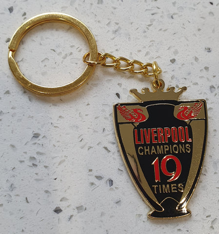 Liverpool Champions 2020 Keyring - Black and Gold