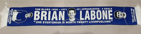 Everton FC Brian Labone Blues Legend Woven Scarf