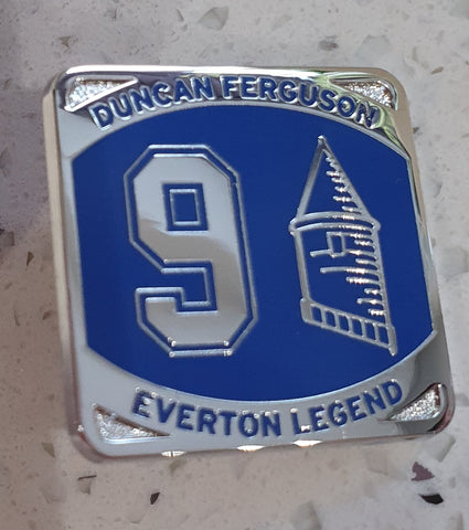 Everton FC Official Duncan Ferguson Pin Badge - Everton Legend