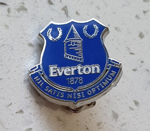 Everton FC Official Small Blue Crest Pin Badge