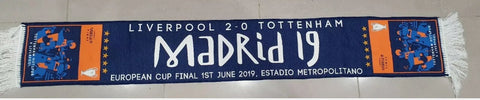Liverpool V Spurs Euro Cup Final Madrid 2019 Woven Scarf