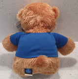 Everton FC Official Brown Teddy wearing a Blue T Shirt with Club Crest