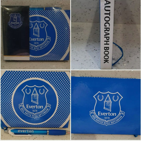 Everton Official Autograph Book & Pen