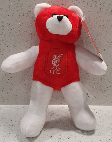 Liverpool FC Official Mini Plush Contrast Football Crest Teddy Bear