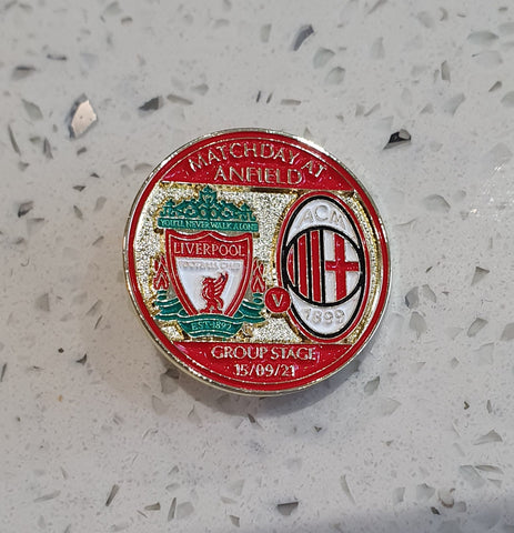 Liverpool v AC Milan Match Badge Group Stage 21/22