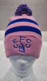 Everton Breakaway Bobble Hat - Pink and Royal
