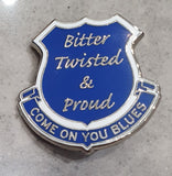 Everton FC Offical Bitter Twisted and Proud Crest Pin Badge