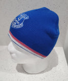 Everton FC Official Royal, White and Pink Ski Hat - Onesize