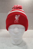 Liverpool FC Official Red and White Breakaway Bobble Hat - Children