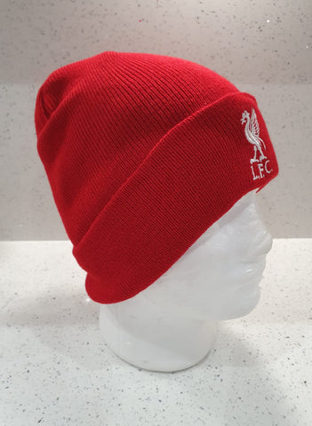 Liverpool FC Official Red Bronx Hat with White Liverbird - Adult