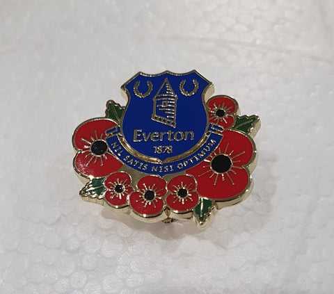 Everton FC Poppy Pin Badge