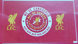 Liverpool FC Official Allez Allez Flag/ Banner - Featuring the Famous Song - Size 5ft x 3ft