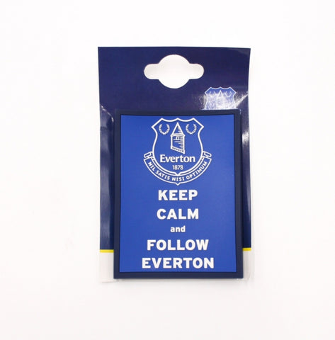 Everton Official Keep Calm and Follow Everton Fridge Magnet