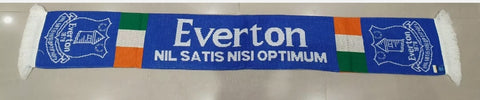 Everton FC Official Scarf Featuring the Ireland Flag - Nil Satis Nisi Optimum