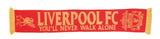 Liverpool FC Official You'll Never Walk Alone Scarf - Red and Gold