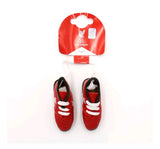 Liverpool FC Official Hanging Football Boots - Red and Black with White Liverbird